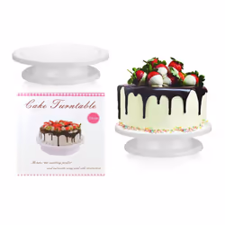 Kitchen Cake Stand Decorating Icing 28CM Rotating Revolving Turntable