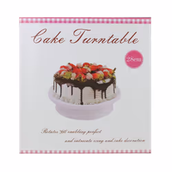 Kitchen Cake Stand Decorating Icing 28CM Rotating Revolving Turntable
