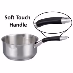 Induction Milk Pan Stainless Steel 2 Double - 20cm