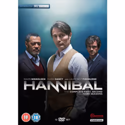 Elevation Sales Hannibal: The Complete Series, Series, DVD, Coloured, Adults, 2D, Mads Mikkelsen