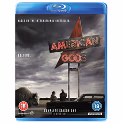 Elevation Sales American Gods: Complete Season One, Series, DVD/Blu-Ray, Adults, Fantasy, 2D, Ricky Whittle