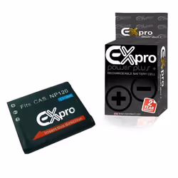 Ex-Pro Camera Battery NP-120 NP120 for Casio Exilim EX-ZS26 EX-ZS30