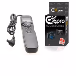 Ex-Pro® RS-80N3 TC 80N3 Timer Remote Shutter Release cable with LCD for Canon
