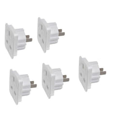 5 x UK to Thailand, Trinidad Power Adaptor Plug Converter Travel Adapter