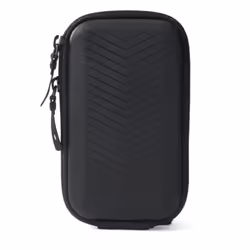 Black Compact Universal Hard Shell Zip Case For Small Digital Camera Sony Canon