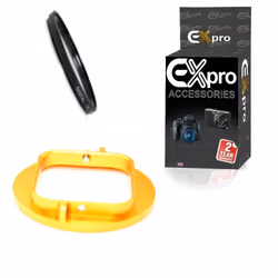Ex-Pro Filter adapter to 58mm std lens UV Lens Gold fits GoPro Hero 3 3+ 4