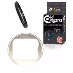 Ex-Pro Filter adapter to 58mm std lens UV Lens Silver fits GoPro Hero 3 3+ 4