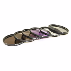 Ex-Pro 72mm ND, FLD, UV, CPL 6 Piece Filter Kit with Case, ND2, ND4, ND8