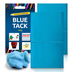 2pk Blu Tack Super Blue Tac 150g Reusable Handy Size Adhesive Putty Glue Posters