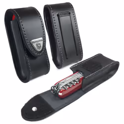 Victorinox Leather Belt Pouch Case for Swiss Utility Tool pouch (2-4 Levels )-