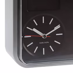 Karlsson Flip Calendar Wall Clock Silver Mini Flip