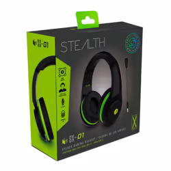STEALTH Gaming SX-01 Headset Wired Head-band Black, Green