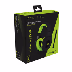 STEALTH Gaming SX-Elite Headset Wired Head-band Black, Green