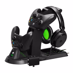 STEALTH Gaming UGS-X1-BLK, Xbox Series S, Xbox Series X, Charging stand, Black, Green, USB, 2 m, Box