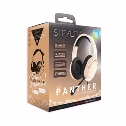 STEALTH Gaming XP-PANTHER-SND headphones/headset Wired Head-band Black, Gold