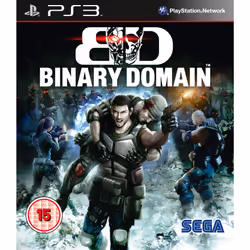 SEGA Binary Domain, PlayStation 3, Multiplayer mode, M (Mature), Physical media