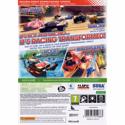 SEGA Sonic & All Stars Racing Transformed - Limited Edition, Xbox 360, Multiplayer mode, E (Everyone), Physical media