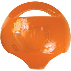 KONG - Jumbler Ball - Interactive Fetch Dog Toy with Tennis Ball (Assorted Colours) - For Medium/Large Dogs