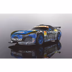 Scalextric Team GT Zombie 1:32 Slot Race Car C3959  Black & Blue