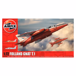 Airfix Folland Gnat T.1, Fixed-wing aircraft model, Assembly kit, 1:72, Folland Gnat T.1, Any gender, Plastic