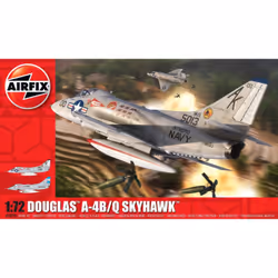 Airfix Douglas A-4B/Q Skyhawk, Fixed-wing aircraft model, Assembly kit, 1:72, Douglas A-4B/Q Skyhawk, Any gender, Plastic