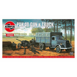 Airfix Pak 40 Gun & Track Military vehicle model kit Assembly kit 1:76