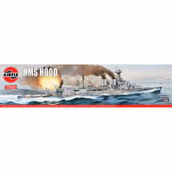 Airfix Vintage Classics - HMS Hood, Naval ship model, Assembly kit, 1:600, HMS Hood, Any gender, Plastic