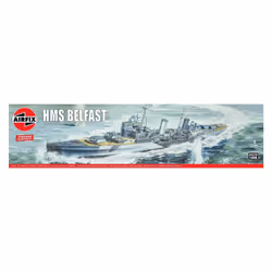 Airfix Vintage Classics - HMS Belfast, Naval ship model, Assembly kit, 1:600, HMS Belfast, Any gender, Plastic