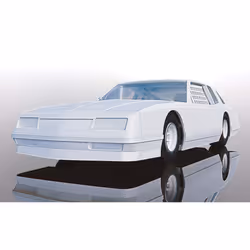 Scalextric Monte Carlo 1986 - Undecorated 1:32 Slot Race Car C4072