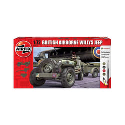 Airfix 1:72 British Airborne Willys Jeep Starter SetÂ - A68217