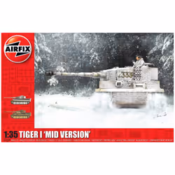 Airfix Tiger-1 Mid Version, Tank model, Assembly kit, 1:35, Tiger-1, Any gender, Plastic