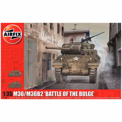 Airfix M36/M36B2, Battle of the Bulge, Tank model, Assembly kit, 1:35, M36/M36B2, Any gender, Plastic