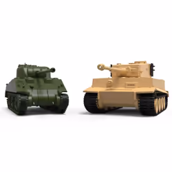 Airfix Classic Conflict Tiger 1 vs Sherman Firefly, Tank model, Assembly kit, 1:72, Tiger 1, Sherman Firefly, Any gender, Pla ...