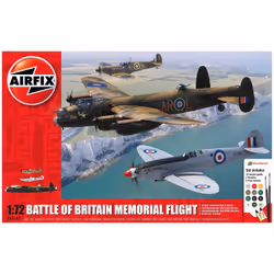 Airfix Battle of Britain Memorial Flight, Fixed-wing aircraft model, Assembly kit, 1:72, Any gender, Plastic, Second World Wa ...