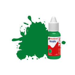 Humbrol No.2 Emerald Green - Gloss Acrylic Paint 14ml DB0002