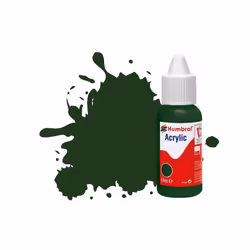 Humbrol DB0003 No 3 Brunswick Green Gloss Acrylic Paint 14ml dropper bottle