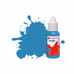 Humbrol DB0048 No 48 Mediterranean Blue Gloss Acrylic Paint 14ml dropper bottle