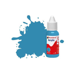 Humbrol DB0048 No 48 Mediterranean Blue Gloss Acrylic Paint 14ml dropper bottle
