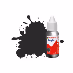 Humbrol No.53 Gunmetal - Metallic Acrylic Paint 14ml DB0053