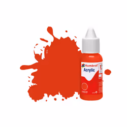 Humbrol No.174 Signal Red - Satin Acrylic Paint 14ml DB0174