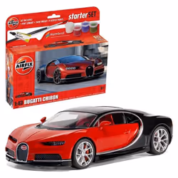 Airfix Small Starter Set New Bugatti Chiron 1:43 Scale