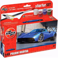 Airfix Small Starter Set New Pagani Huayra 1:43 Scale