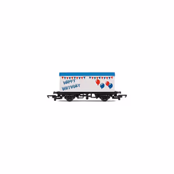 R60058 Happy Birthday Wagon White