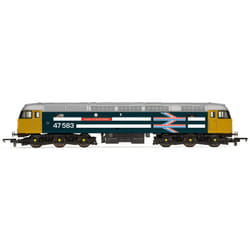 Hornby R30040TTS BR Large Arrow Class 47 w/sound RailRoad Plus Locomotives, Blue