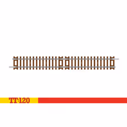 Hornby TT:120 Straight Track 166mm TT8002