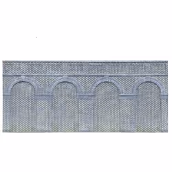 Hornby Mid Level Arched Retaining Walls X2 (Engineers Blue Brick)