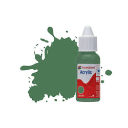 Humbrol No.101 Mid Green Matt Acrylic Paint 14ml DB0101