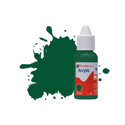Humbrol No.120 Light Green Matt Acrylic Paint 14ml DB0120