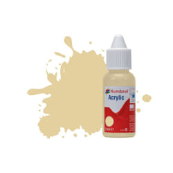 Humbrol No.121 Pale Stone Matt Acrylic Paint 14ml DB0121