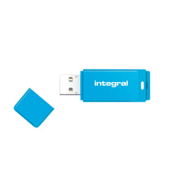 Integral 32GB USB2.0 DRIVE NEON BLUE USB flash drive USB Type-A 2.0